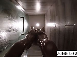 Jezebelle Bond super-steamy steamy shower